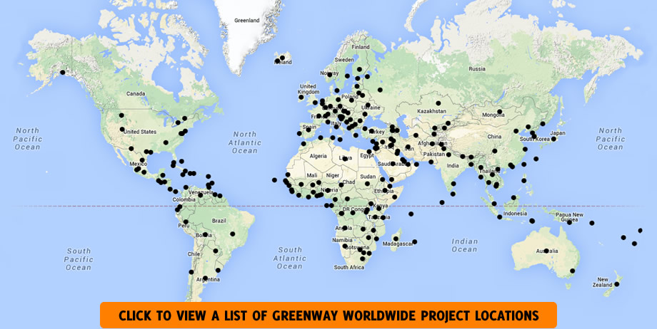 Greenway Project Location Map